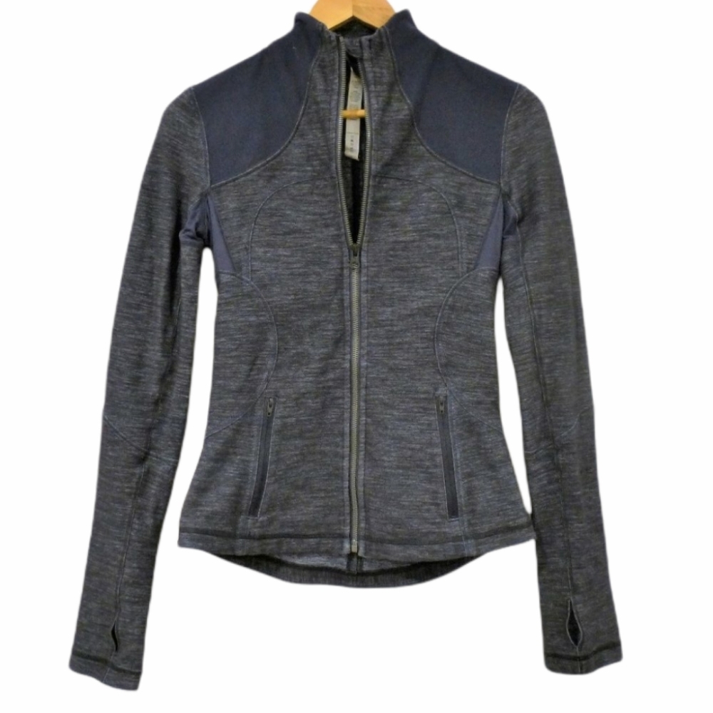 LULULEMON Forme Jacket in Slub Denim Inkwell - Picture 2 of 12